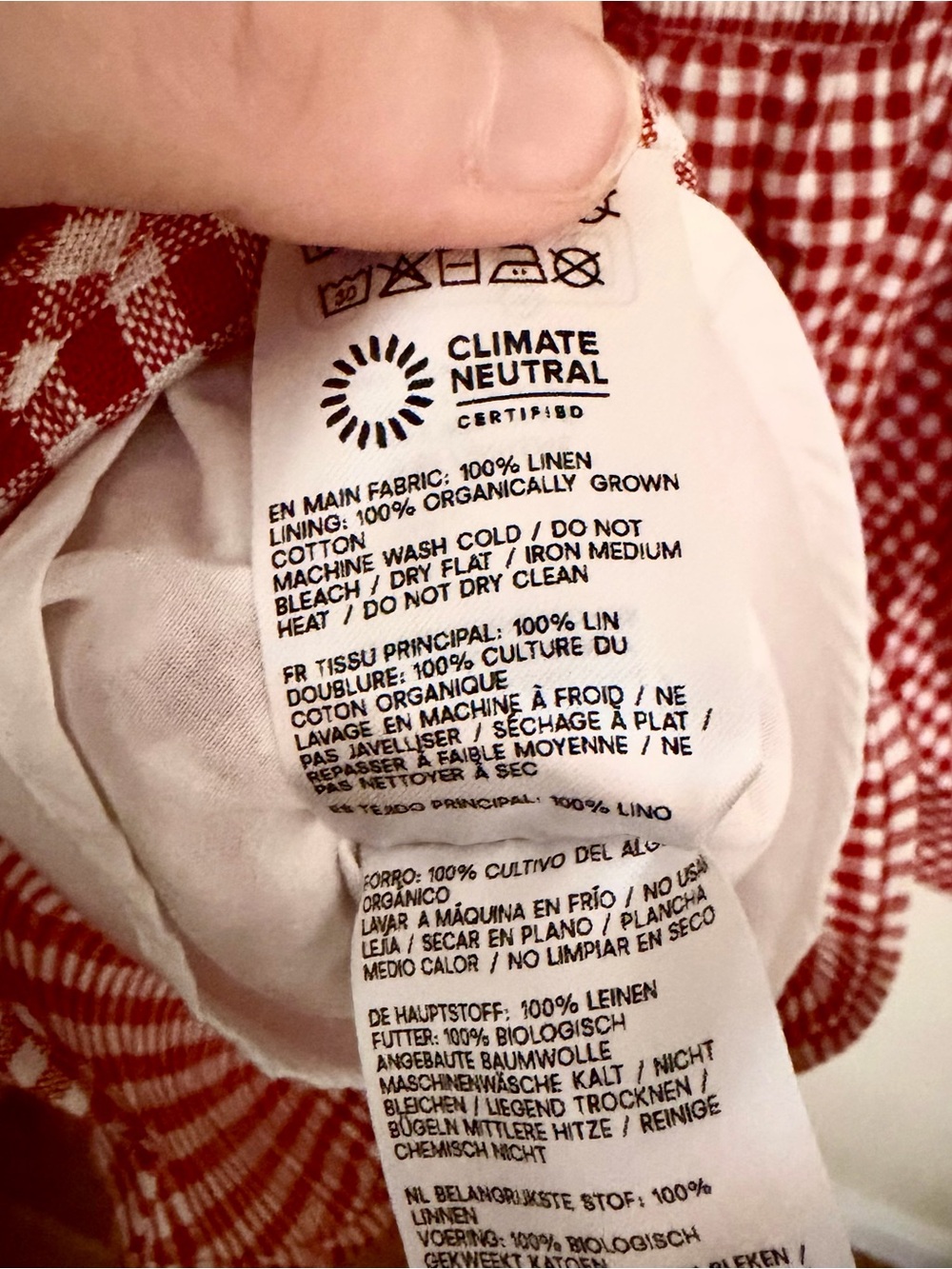Reformation Red Gingham Sundress - Picture 6 of 9